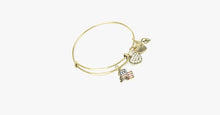 Load image into Gallery viewer, Flag Love Charm Bangle - FREE SHIP DEALS