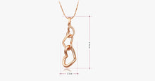 Load image into Gallery viewer, Three Hearts Necklace