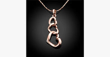 Load image into Gallery viewer, Three Hearts Necklace