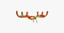 Load image into Gallery viewer, Inflatable Reindeer Party Game