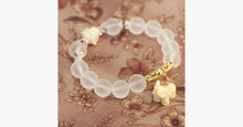 Load image into Gallery viewer, Natural Frosted Elephant Bracelet - FREE SHIP DEALS