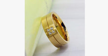 Load image into Gallery viewer, Gold Titanium Steel Band Ring - FREE SHIP DEALS