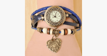 Load image into Gallery viewer, Heart Vintage Wrap Watch - FREE SHIP DEALS