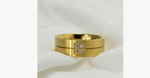 Load image into Gallery viewer, Gold Titanium Steel Band Ring - FREE SHIP DEALS