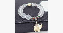 Load image into Gallery viewer, Natural Frosted Elephant Bracelet - FREE SHIP DEALS
