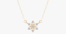 Load image into Gallery viewer, Snowflake Pendant Necklace