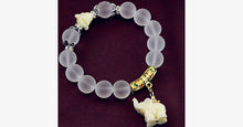 Load image into Gallery viewer, Natural Frosted Elephant Bracelet - FREE SHIP DEALS