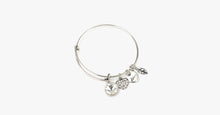 Load image into Gallery viewer, April Birthstone Charm Bangle - FREE SHIP DEALS