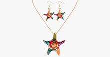 Load image into Gallery viewer, Starfish Hippie Pendant Set