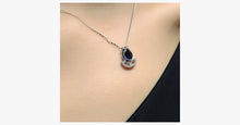 Load image into Gallery viewer, Blue Rose Flower Necklace - FREE SHIP DEALS