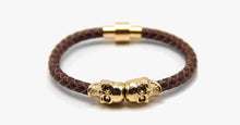 Load image into Gallery viewer, Magnetic Skull Bracelet - FREE SHIP DEALS