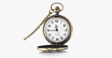 Load image into Gallery viewer, Vintage Bronze Pocket Watch - FREE SHIP DEALS