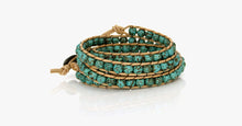 Load image into Gallery viewer, Natural Turquoise Stone Wrap Bracelet - FREE SHIP DEALS