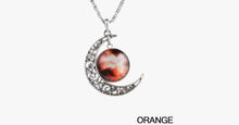 Load image into Gallery viewer, Starry Galaxy &amp; Moon Necklace