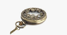 Load image into Gallery viewer, Vintage Bronze Pocket Watch - FREE SHIP DEALS