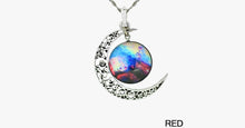 Load image into Gallery viewer, Starry Galaxy &amp; Moon Necklace