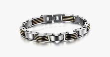 Load image into Gallery viewer, Golden Black Men's Bracelet - FREE SHIP DEALS