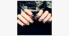 Load image into Gallery viewer, Black Rhinestone Finished Nails - FREE SHIP DEALS