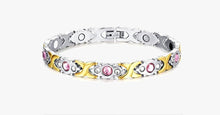 Load image into Gallery viewer, Pink stone Gold Bracelet