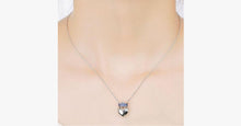 Load image into Gallery viewer, Heart Encrusted Crystal Crown Pendant - FREE SHIP DEALS