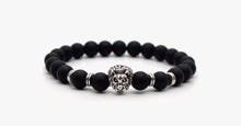 Load image into Gallery viewer, Matte Stone Lion Men's Bracelet