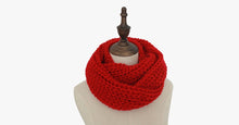 Load image into Gallery viewer, Infinity knitted Scarf
