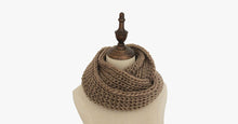 Load image into Gallery viewer, Infinity knitted Scarf