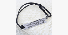 Load image into Gallery viewer, She Believed She Could So She Did Strap Bracelet
