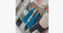 Load image into Gallery viewer, Long Fib Tassel  Earring - FREE SHIP DEALS