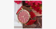 Load image into Gallery viewer, Checkers Faux Leather Watch - FREE SHIP DEALS