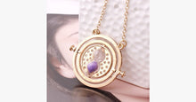 Load image into Gallery viewer, Rotating Time Turner Necklace