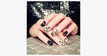 Load image into Gallery viewer, Black Rhinestone Finished Nails - FREE SHIP DEALS