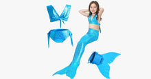 Load image into Gallery viewer, Girls' Mermaid Swimwear Set (4-Piece)