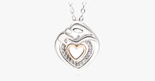 Load image into Gallery viewer, Cute Mommy And Baby Heart Pendant Necklace - FREE SHIP DEALS