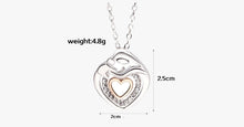 Load image into Gallery viewer, Cute Mommy And Baby Heart Pendant Necklace - FREE SHIP DEALS