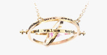 Load image into Gallery viewer, Rotating Time Turner Necklace