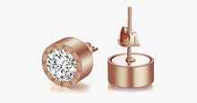 Load image into Gallery viewer, Round Roman Stud Earrings