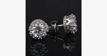Load image into Gallery viewer, Silver Crown Earrings