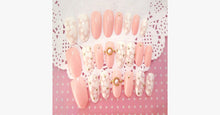 Load image into Gallery viewer, Nude Floral Nails - FREE SHIP DEALS