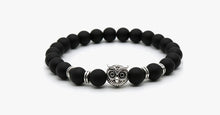 Load image into Gallery viewer, Matte Stone Owl Handmade Bracelet