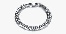 Load image into Gallery viewer, Silver Cut Chain Bracelet