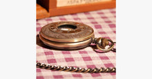Load image into Gallery viewer, Vintage Gold Half Hunter Pocket Watch - FREE SHIP DEALS