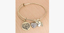 Load image into Gallery viewer, Lotus Love Charm Bangle - FREE SHIP DEALS
