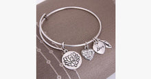 Load image into Gallery viewer, Lotus Love Charm Bangle - FREE SHIP DEALS
