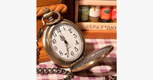 Load image into Gallery viewer, Vintage Gold Half Hunter Pocket Watch - FREE SHIP DEALS