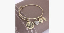Load image into Gallery viewer, Lotus Love Charm Bangle - FREE SHIP DEALS
