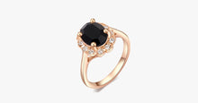 Load image into Gallery viewer, Florence Emerald Rose Gold Ring - FREE SHIP DEALS