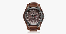 Load image into Gallery viewer, Leather Strap Black Watch - FREE SHIP DEALS