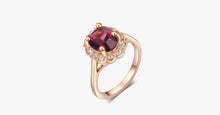 Load image into Gallery viewer, Florence Emerald Rose Gold Ring - FREE SHIP DEALS