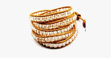 Load image into Gallery viewer, Topaz Crystal Wrap Bracelet